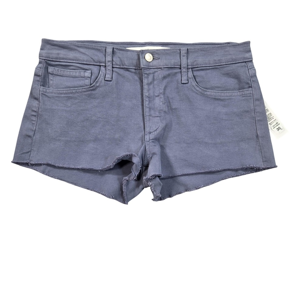 JOE'S Shorts Womens 30 Blue Denim Cutoff Raw Hem Stretch Casual Summer USA